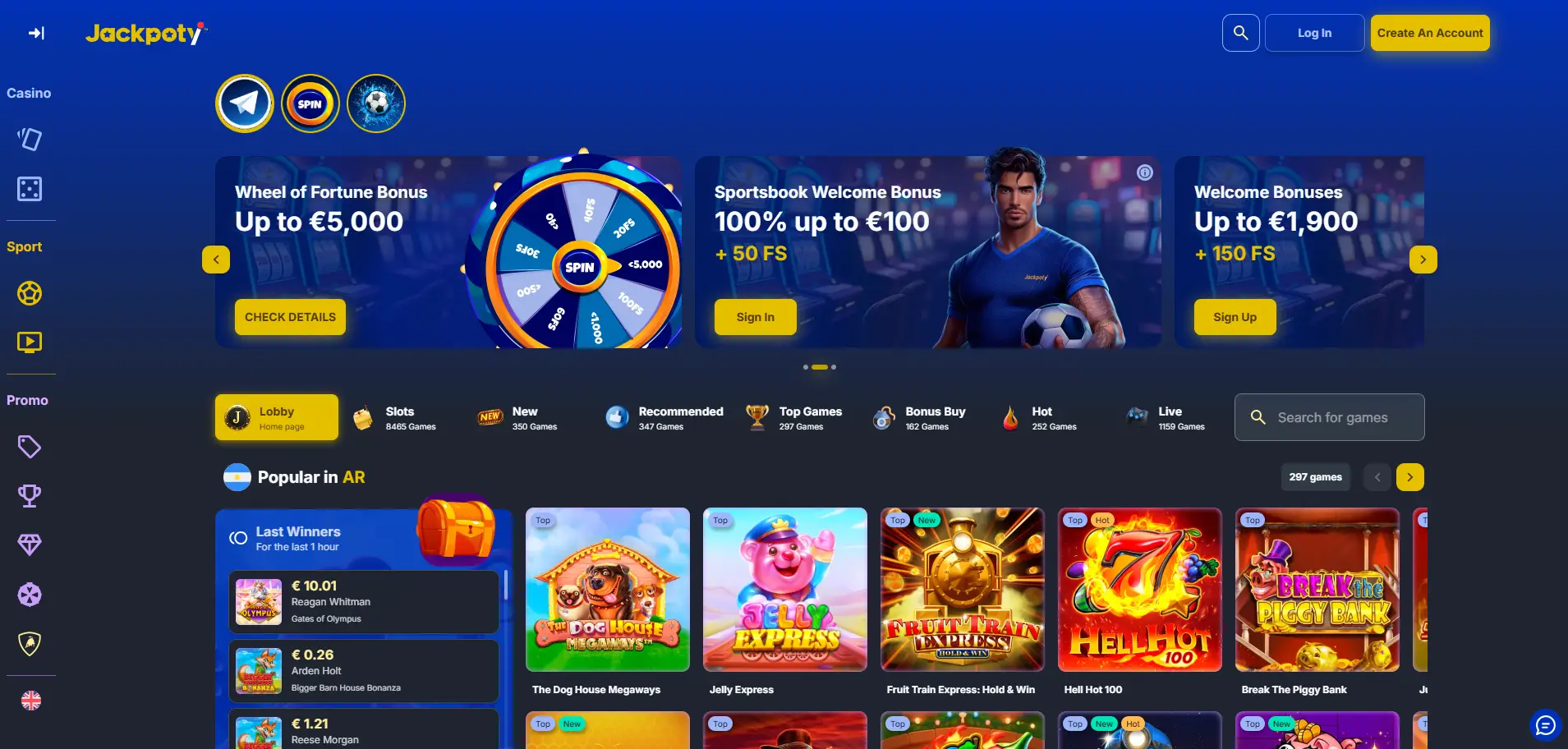 Jackpoty casino